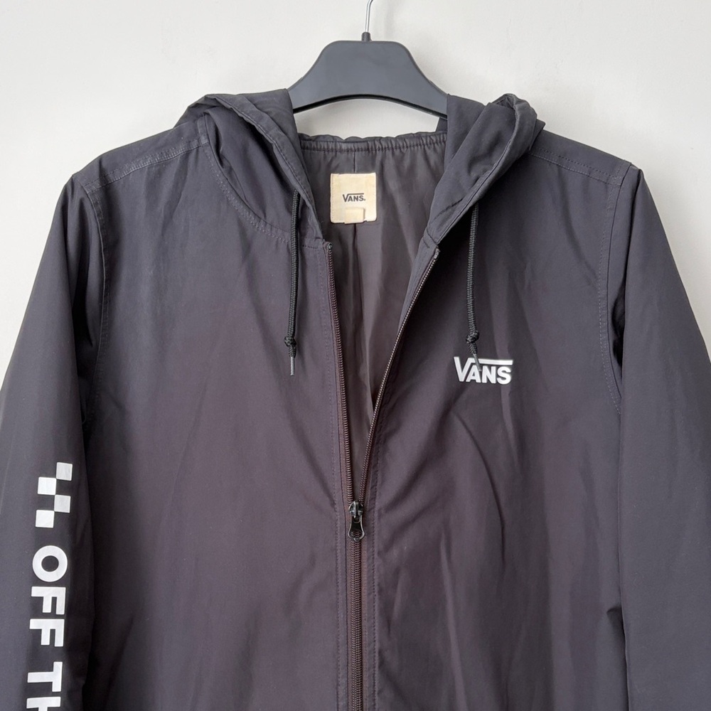 Vans Black Long Hooded Jacket - Picture 6 of 11